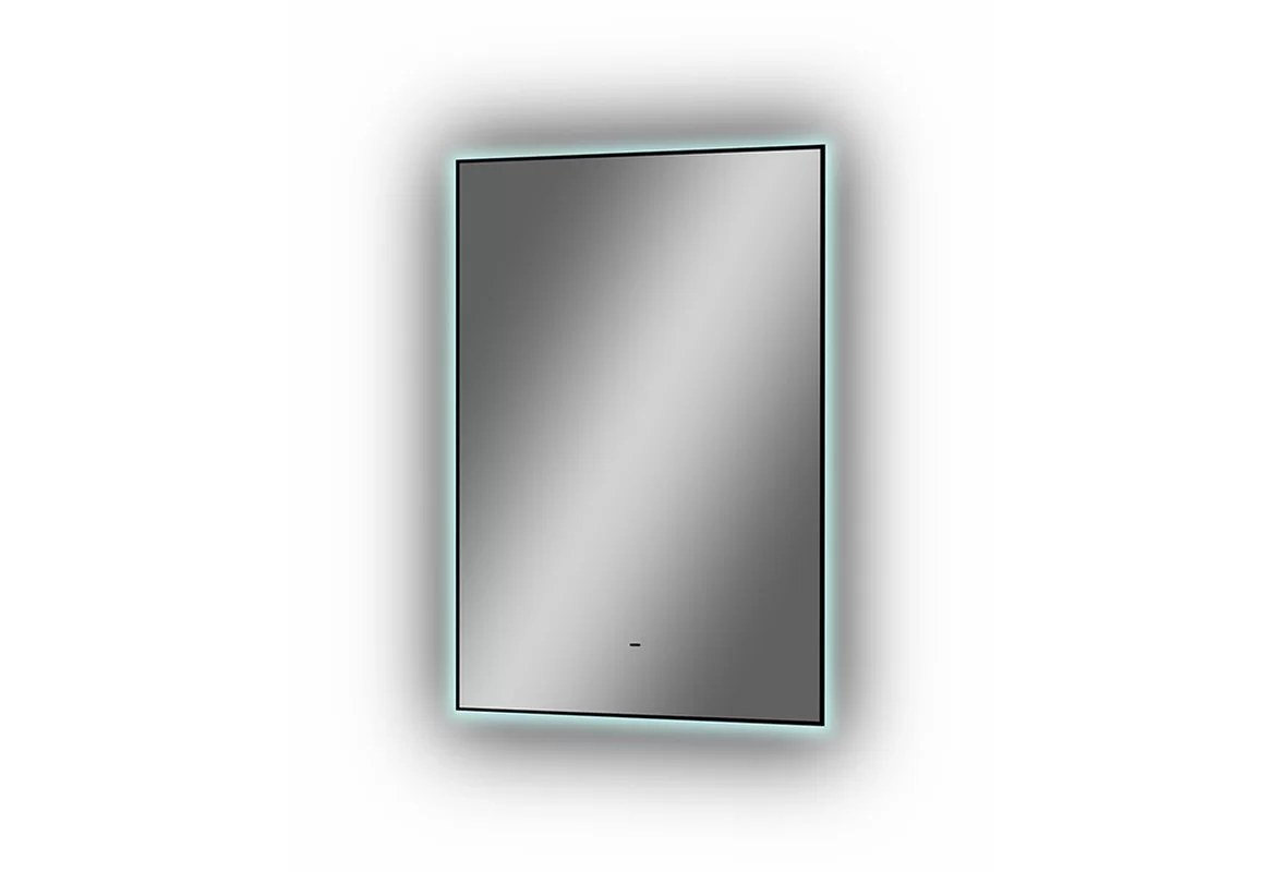 Приобрести continent зеркало с подсветкой amer 60х100 см, черное