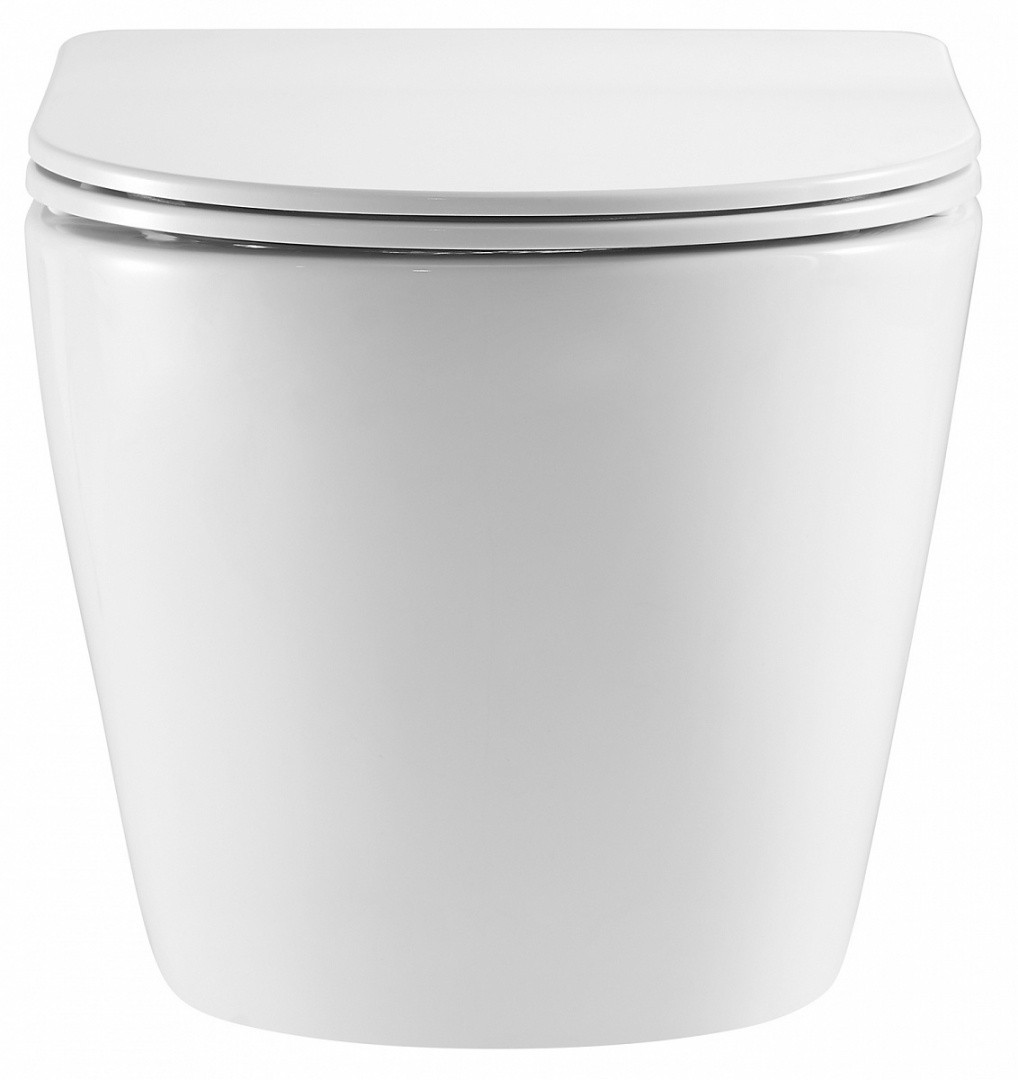 Приобрести azario унитаз подвесной teramo, безободковый с тонкой крышкой микролифт, антивсплеск az-0053-uq