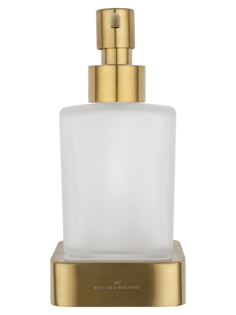 Приобрести дозатор мыла wonzon & woghand lotte, брашированное золото (ww-8333-bg)