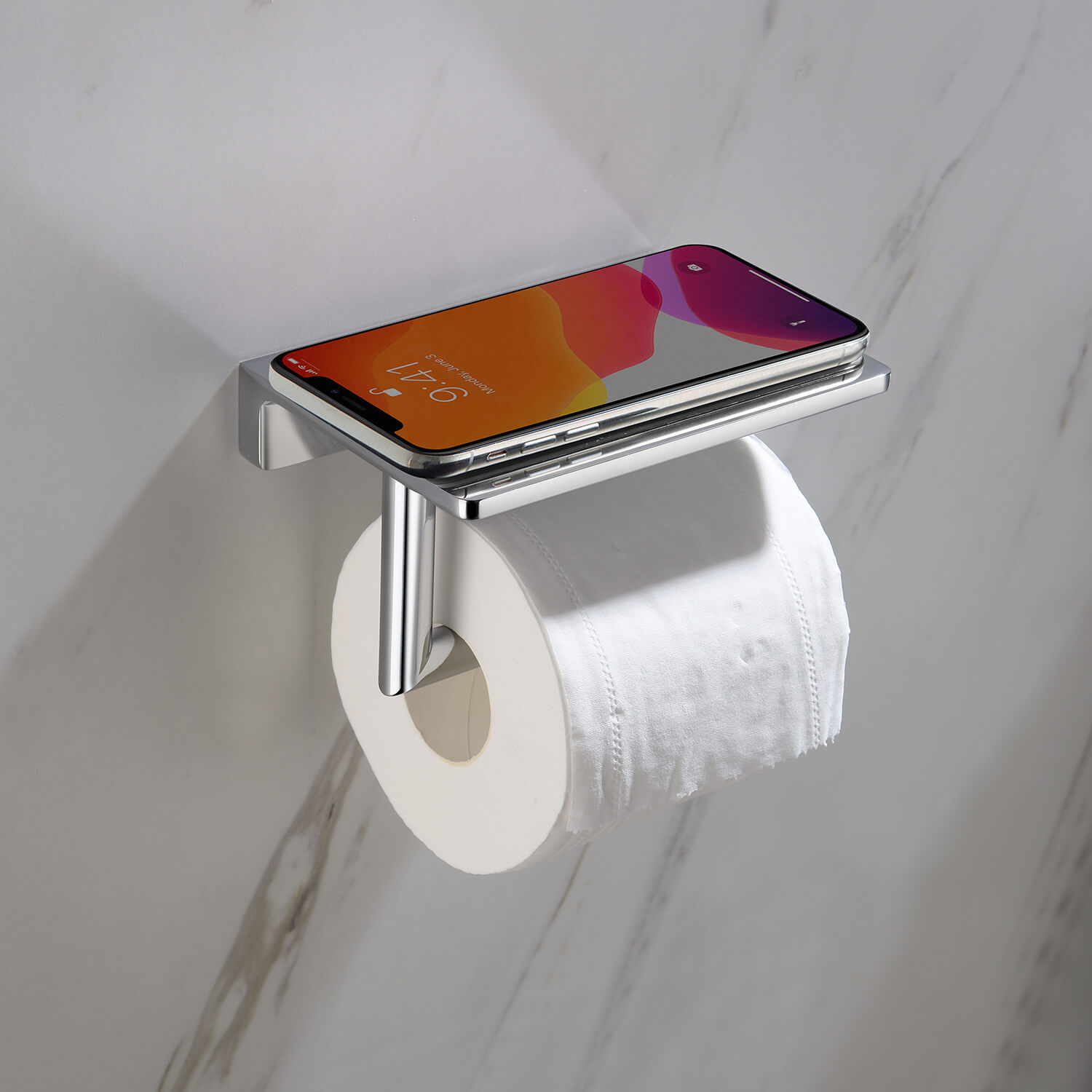 Приобрести держатели для туалетной бумаги с полкой для телефона timo selene 10040/00 хром