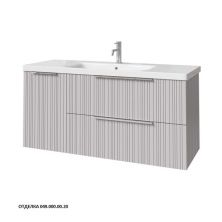 Caprigo Тумба с раковиной RAIN 120 см, левая, серая, эмаль