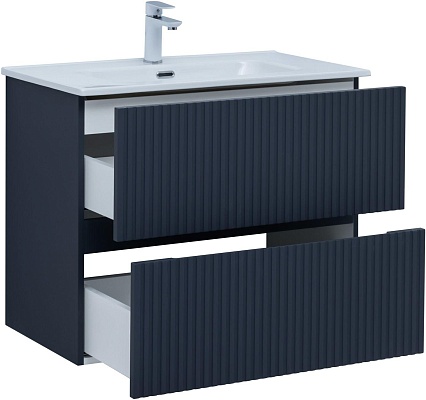 Приобрести aquanet тумба с раковиной джейн 80 см, маренго