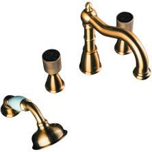 Boheme Смеситель для ванны Royale Cristal, врезной, бронза\кристаллы 391-Royal/CRST black