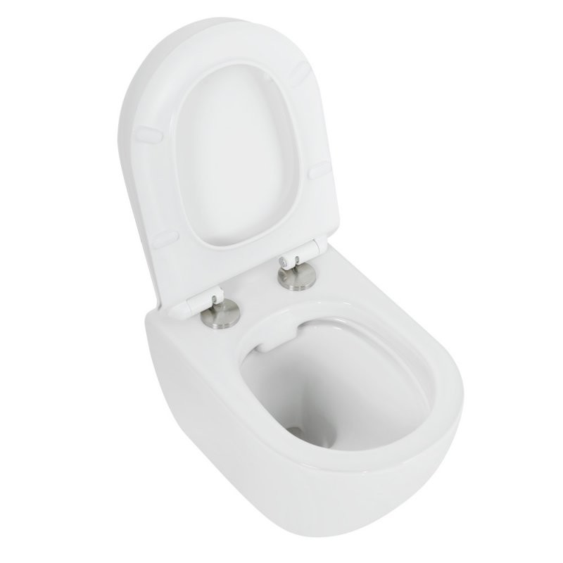 Приобрести cezares подвесной унитаз stylus, безободковый с сиденьем soft close, дюропласт