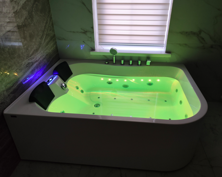 Приобрести frank ванна гидромассажная f152r 170х120 см, асимметричная, левая, белая