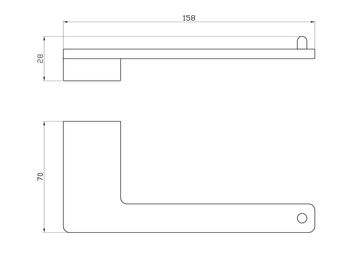 Приобрести держатель для туалетной бумаги без крышки wonzon & woghand eclipse, черный (ww-9116-bl)