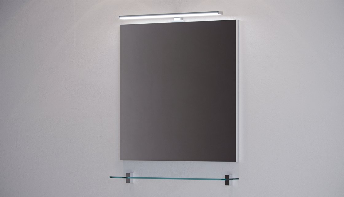 Приобрести зеркало velvex klaufs 70 см с led-светильником, сенсорное включение zkkla.70-14