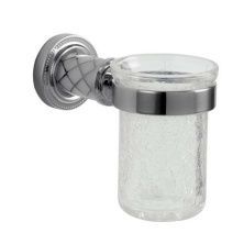 Boheme Стакан для зубных щеток Murano, хром\белый 10904-W-CR