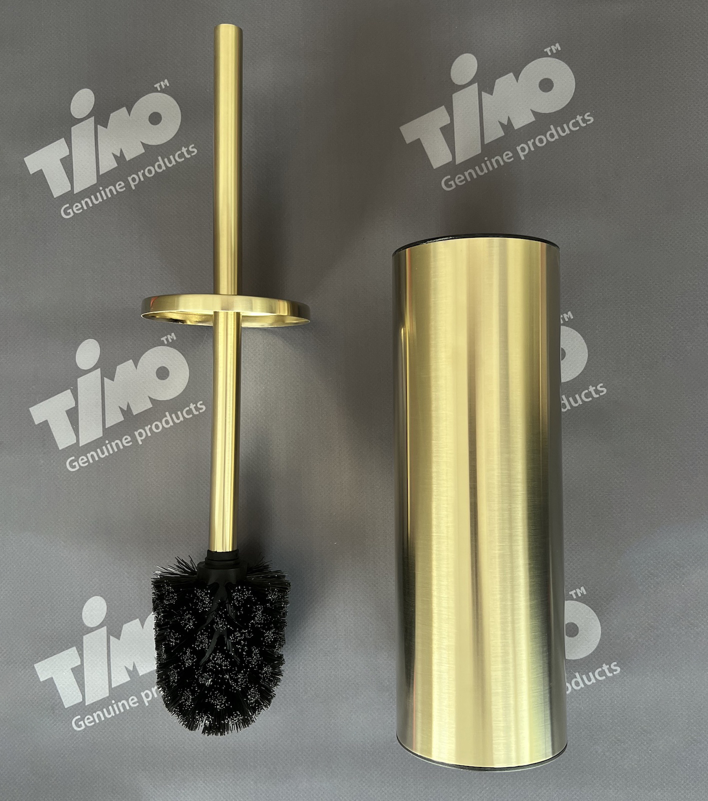 Приобрести щетка для туалета напольная timo saona 13161/17 золото матовое