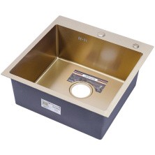 Gerhans Кухонная мойка 50х50 см, золото