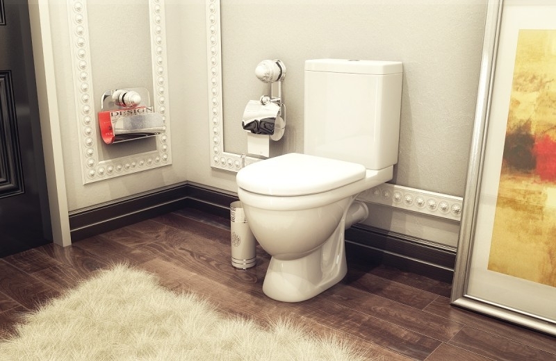 Приобрести rosa унитаз напольный неро люкс, белый, сиденье дюропласт, микролифт, 40451