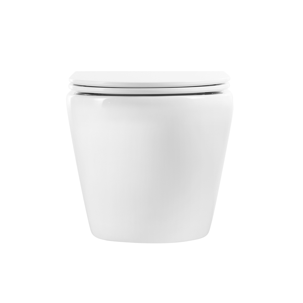 Приобрести belbagno унитаз безободковый подвесной sfera-r с сиденьем дюропласт, микролифт, белый bb046chr/bb870sc