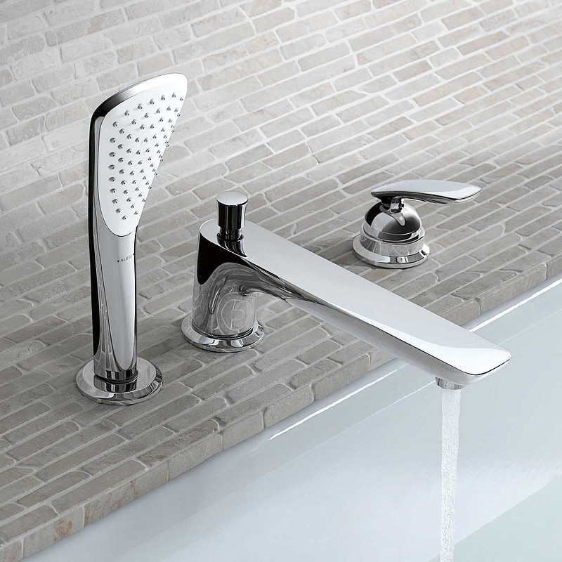 Приобрести kludi balance однорычажный смеситель для ванны и душа, на 3 отверстия, длина излива 220 мм