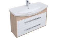 Aquanet Тумба с раковиной Остин 105 см, дуб сонома