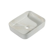 Mirsant Раковина чаша Shell-0619 Onyx 51х40 см, светло серая УТ000055813