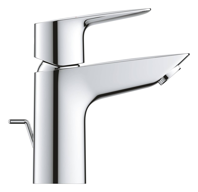 Приобрести смеситель для раковины grohe bauedge с донным клапаном, хром 23328001