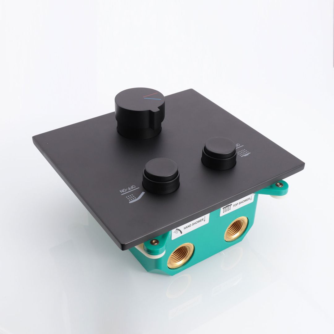 Приобрести vincea встраиваемый смеситель для душа, двухфункциональный, черный матовый vscv-421mb