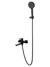 Смеситель для ванны с душем WONZON & WOGHAND FRAME, Черный матовый (WW-88639010-MB)