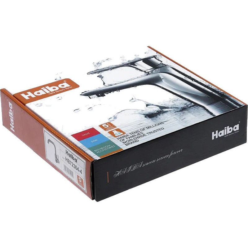 Приобрести haiba смеситель для кухни 250 мм, нержавеющая сталь hb-72304-4