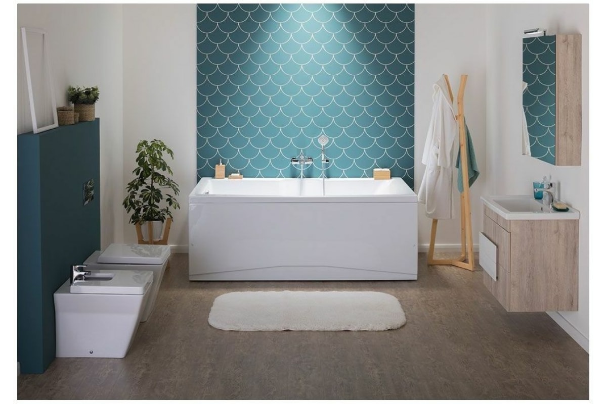 Приобрести aquanet акриловая ванна vega 190x100 см, белая