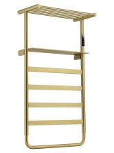 Полотенцесушитель электрический WONZON & WOGHAND DÜSSELDORF, Брашированное золото (WW-A208-BG)