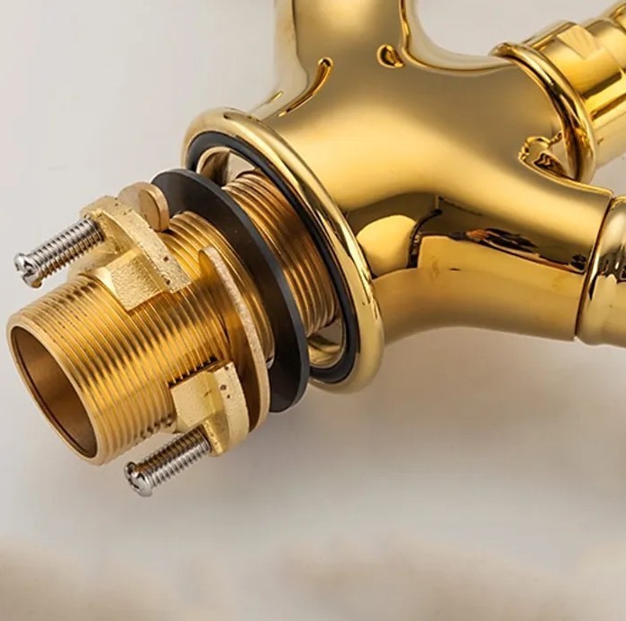 Приобрести gappo смеситель для раковины g1389-6, золото 16659