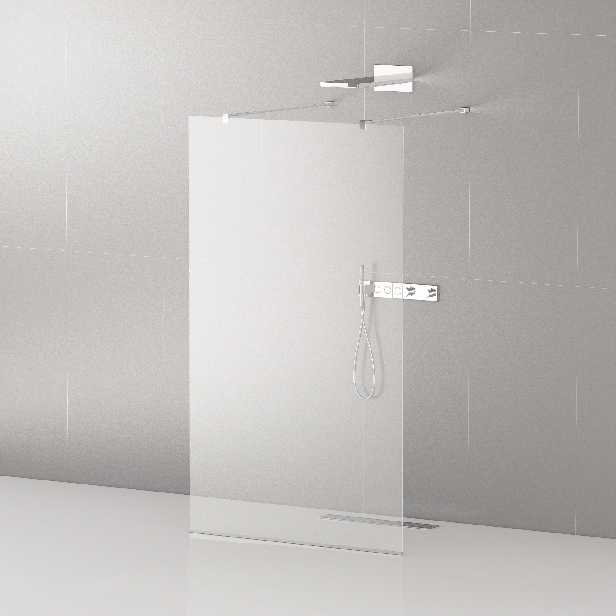 Приобрести cezares душевая перегородка liberta 120 см, хром liberta-l-2-120-120-c-cr