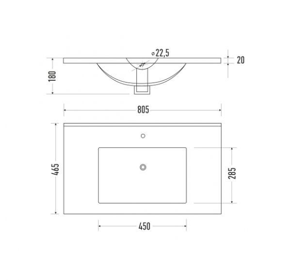 Приобрести тумба mirsant next с раковиной e-80/premier 80 подвесная