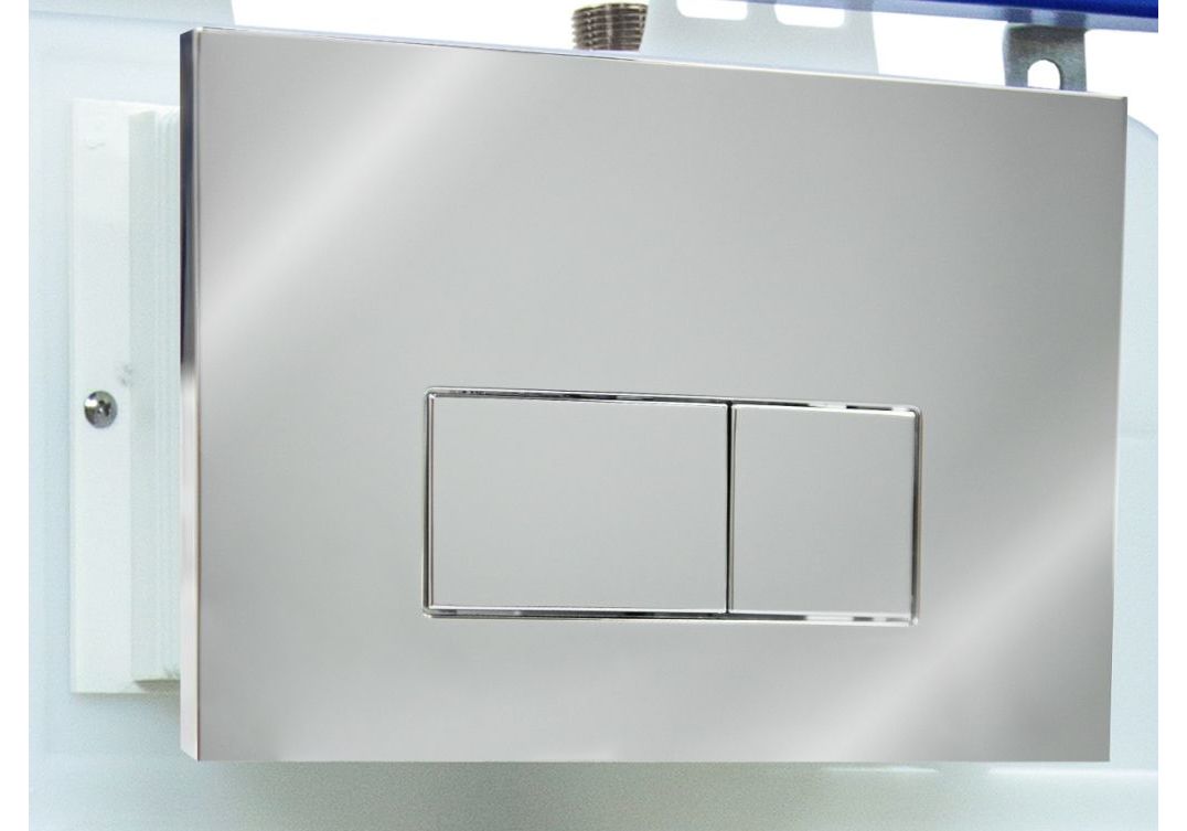 Приобрести инсталляция для унитаза aquatek slim ins-0000005 (клавиша хром глянцевый)