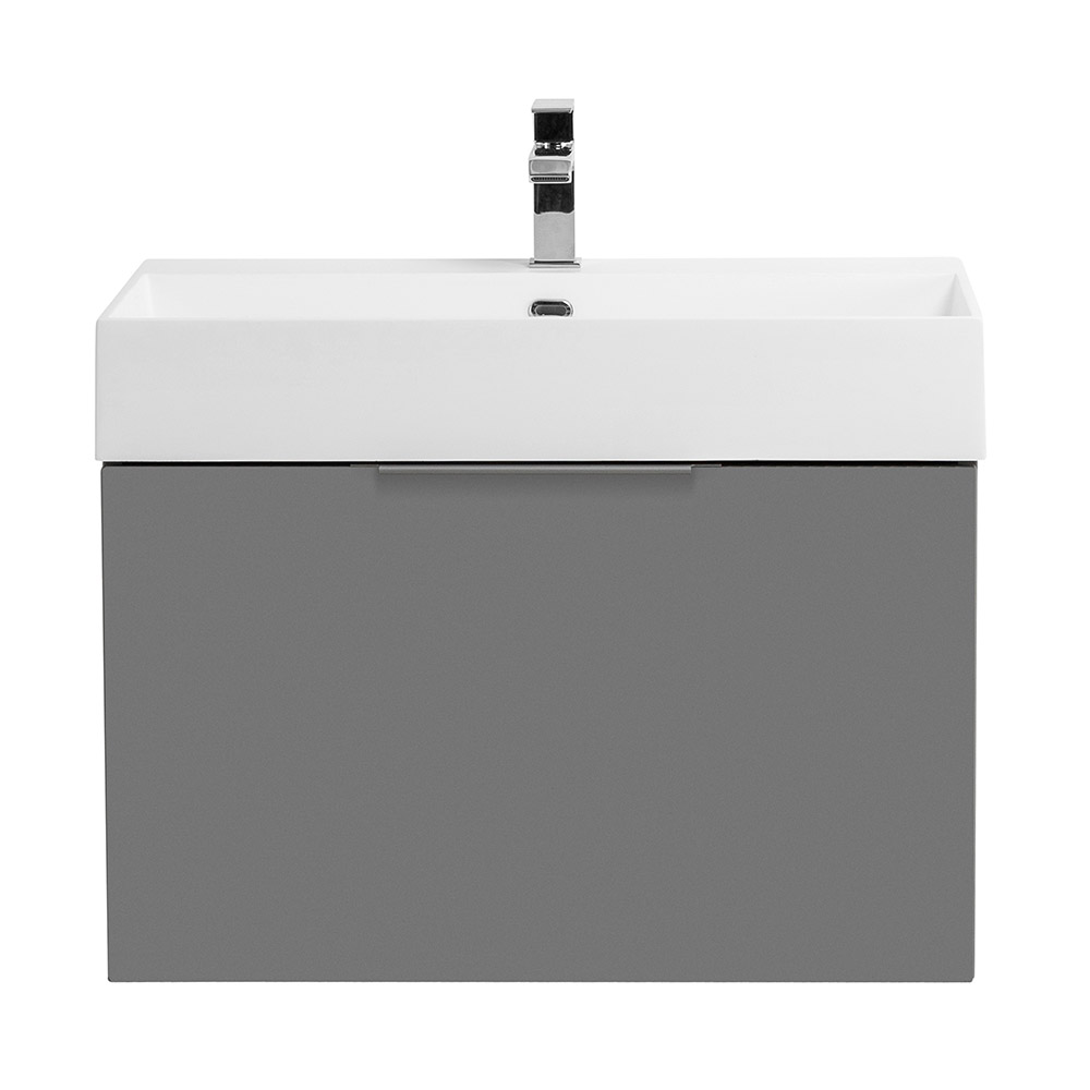 Приобрести cezares тумба подвесная с раковиной premium 70 см grigio nuvola, серая 55399