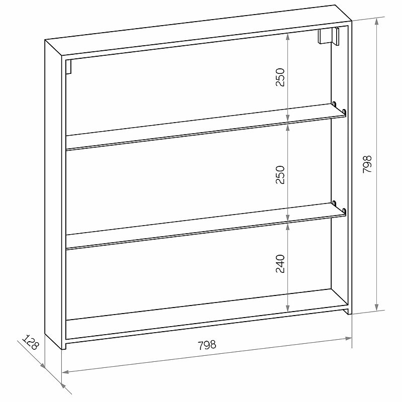 Приобрести continent зеркало шкаф с подсветкой mirror box black 80х80 см, сенсорный включатель, черное