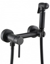 Savol Смеситель с гигиеническим душем 210 мм, черный матовый S-FXQ004H