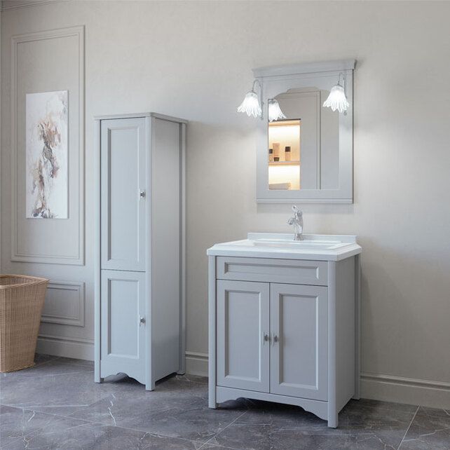 Приобрести caprigo тумба с раковиной preston 80 см, стилл