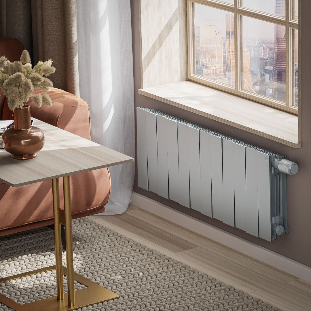 Приобрести royal thermo радиатор биметаллический pianoforte 300 /silver satin ( серебристый ) vdr - 12 секц.