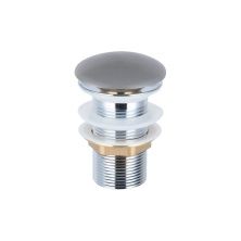 Vincea Донный клапан click clack, без перелива, серый матовый DBS0-216MG