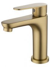 Смеситель для раковины WONZON & WOGHAND ALFA, Брашированное золото (WW-A40202-BG)