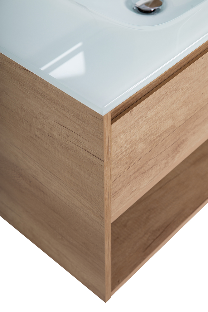 Приобрести belbagno тумба c раковиной kraft 90 см, с одним ящиком и полкой, подвесная rovere nebrasca nature, белая раковина