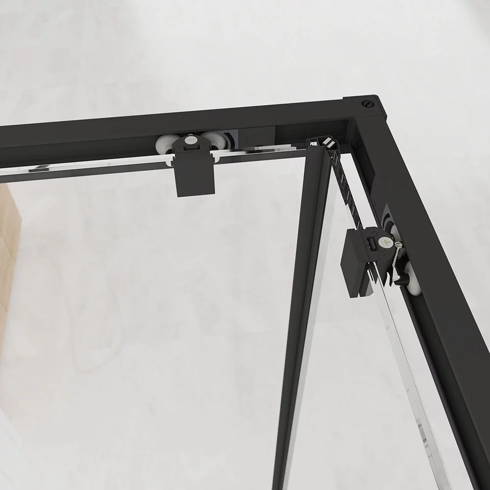 Приобрести veconi душевое ограждение evo 110х90 см, черное матовое, тонированное матовое e3-b-11090-12-c9