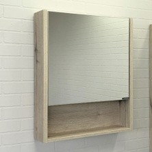 Сomforty Зеркало-шкаф "Марио-60", дуб дымчатый