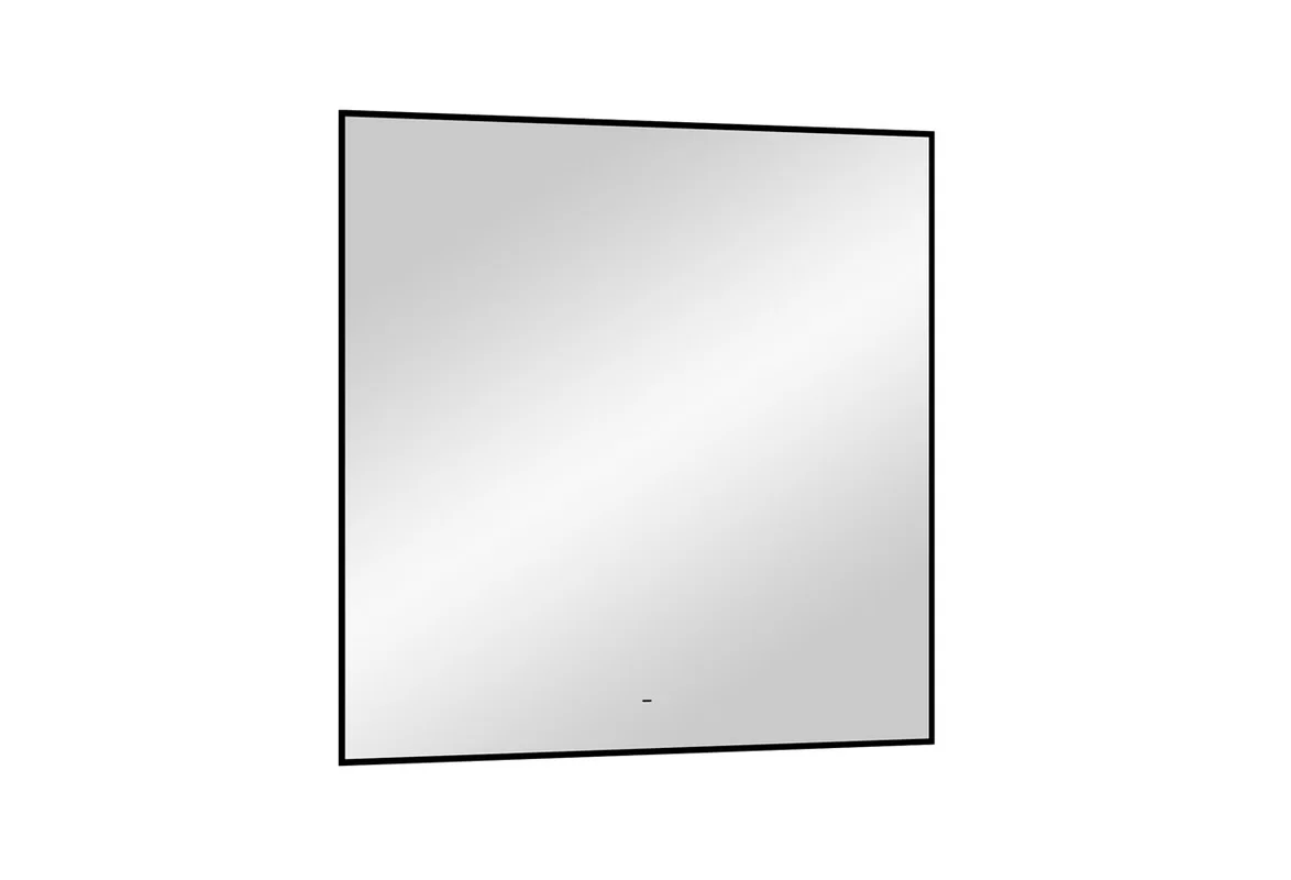 Приобрести continent зеркало с подсветкой amer 100х100 см, черное