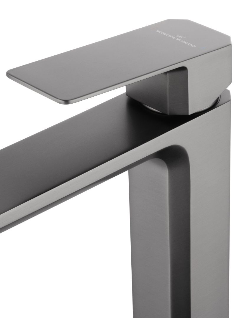 Приобрести смеситель для раковины высокий wonzon & woghand diamond, темный графит (ww-88239011-bgm)