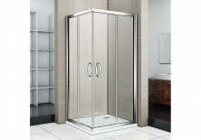 Ограждение душевое Bas Infinity CR-80-C-CH 80х80 см, хром/прозрачное