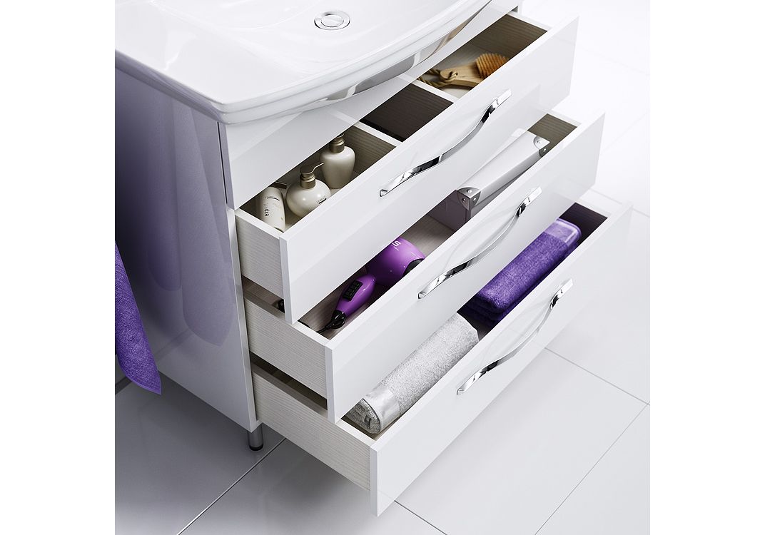 Приобрести тумба напольная с раковиной aqwella аллегро 75 см agr.01.07/3