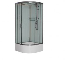 Frank Душевая кабина F409/2 Brilliant с высоким поддом, угловая