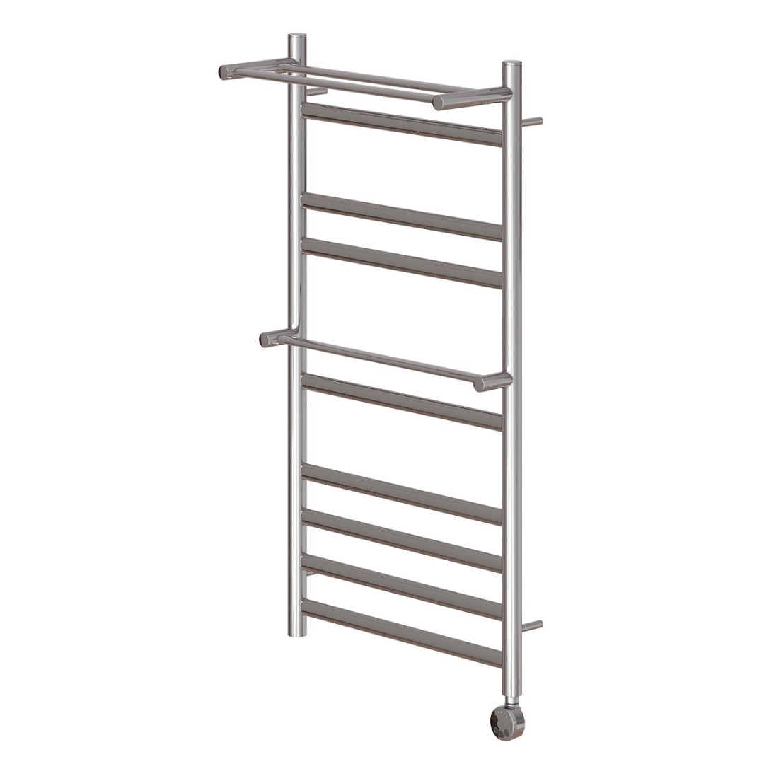 Приобрести полотенцесушитель электрический point 500х1000 артемида с двумя полками п8, хром pn14150pe