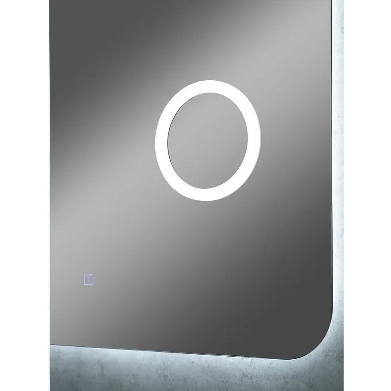 Приобрести continent зеркало с подсветкой elegant 120х70 см, сенсорный включатель, белое