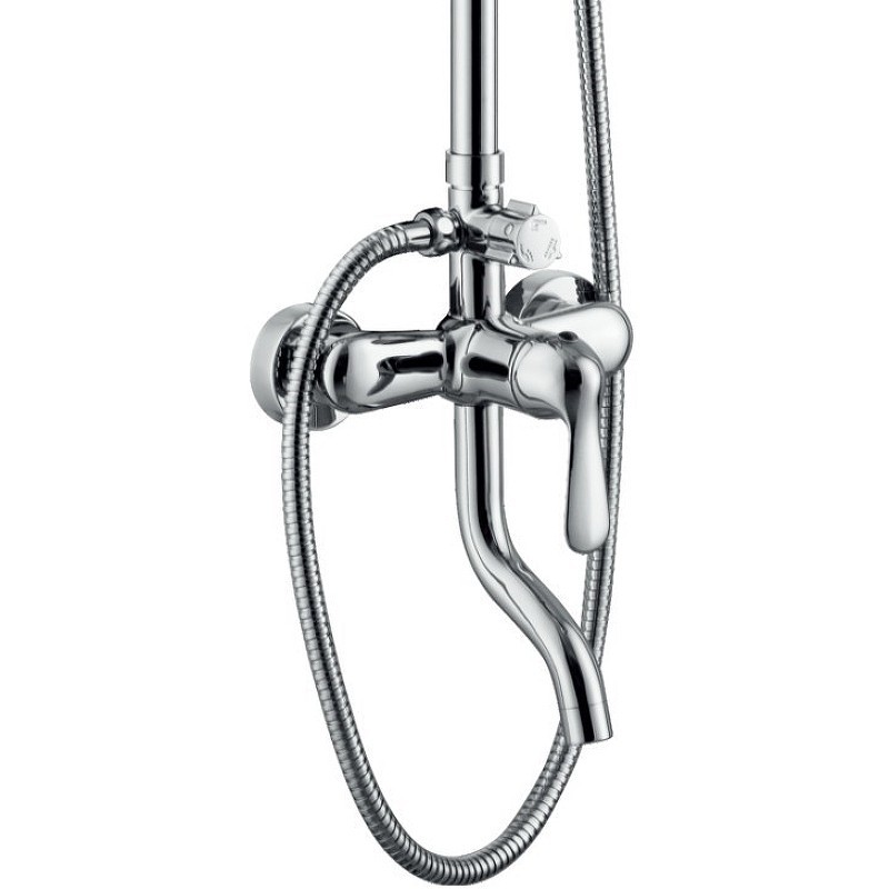 Приобрести haiba душевая система, овальная d-230мм, хром hb2405