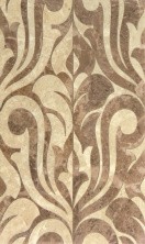 Декор настенный Gracia Ceramica Saloni brown decor 01 300x500, коричневый, 1-й сорт 