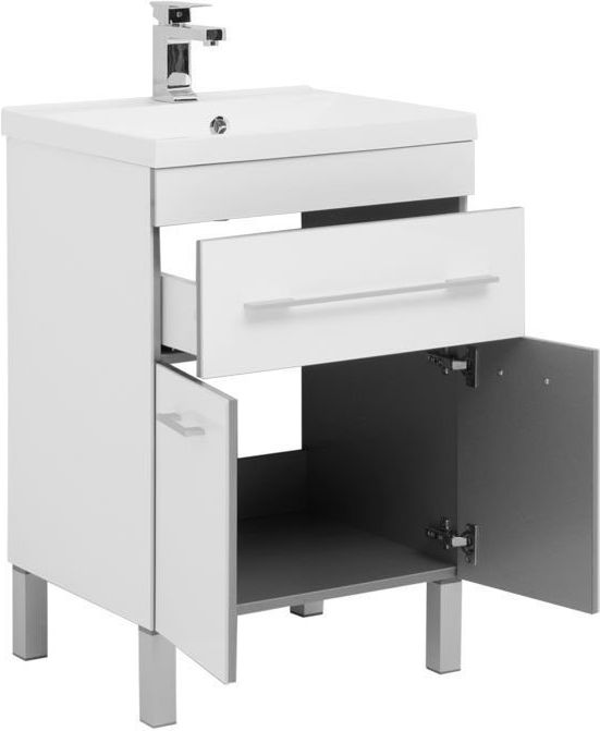 Приобрести aquanet тумба с раковиной верона 58 см, белая 00287667