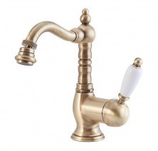 CEZARES Смеситель для биде ELITE с донным клапаном, бронза ELITE-BSM2-02-Bi